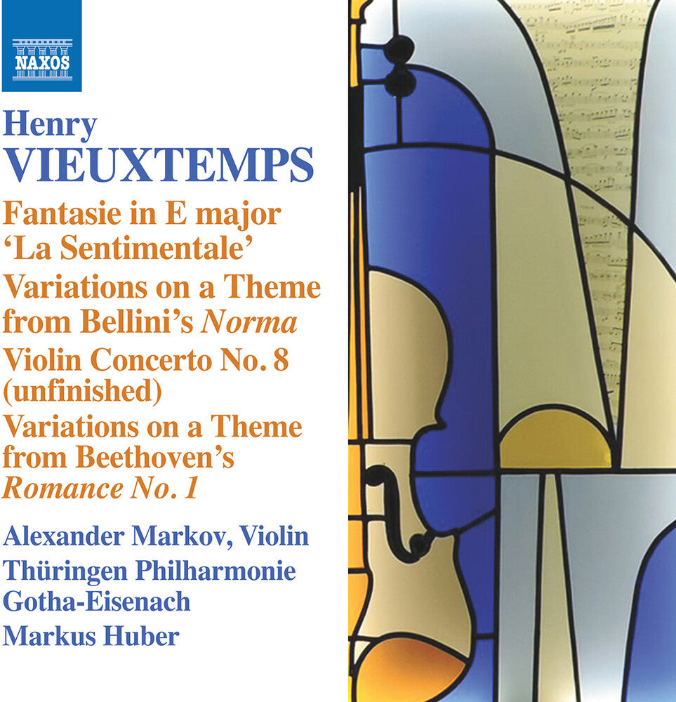 the album cover for Markov / Vieuxtemps - Fantasie La Sentimentale