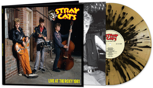 Stray Cats - Live At The Roxy 1981 - Gold/black Splatter (Vinyl)
