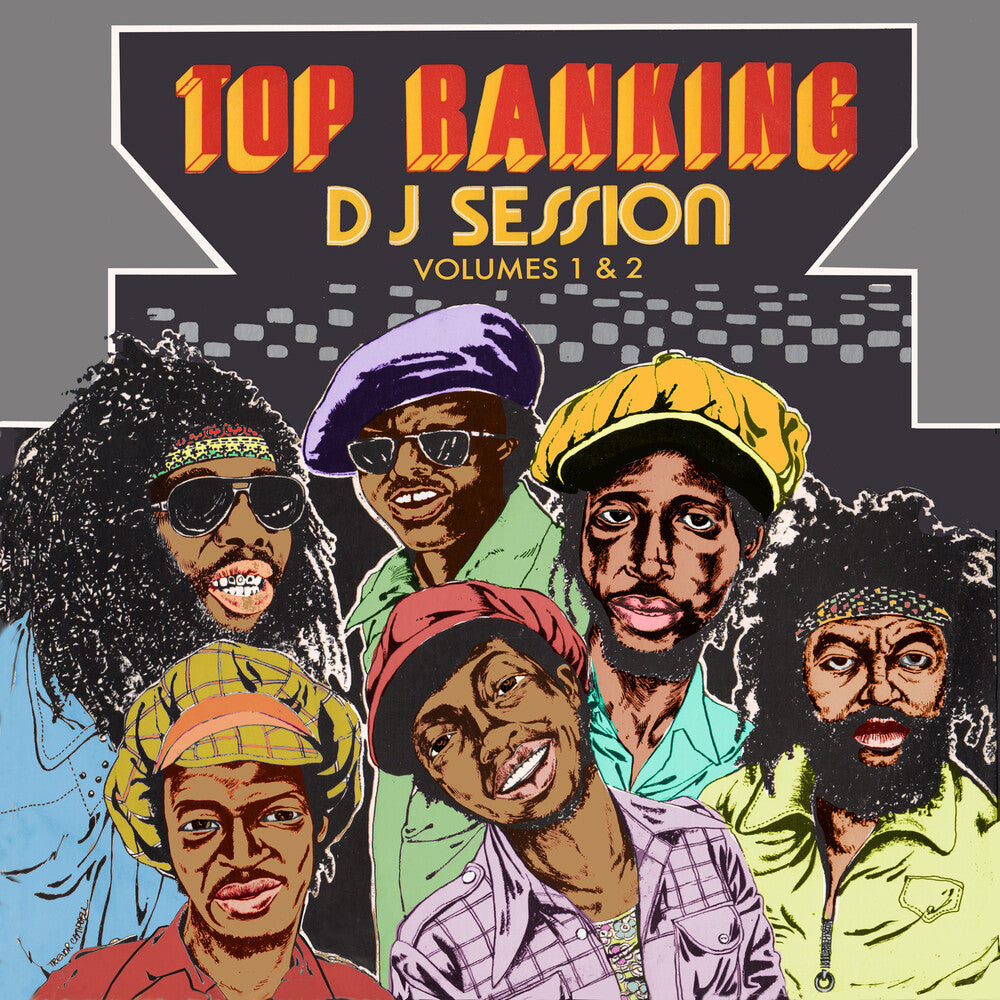 the album cover for Top Ranking Dj Session Volumes 1 & 2 / Various - Top Ranking Dj Session Volumes 1 & 2 / Various