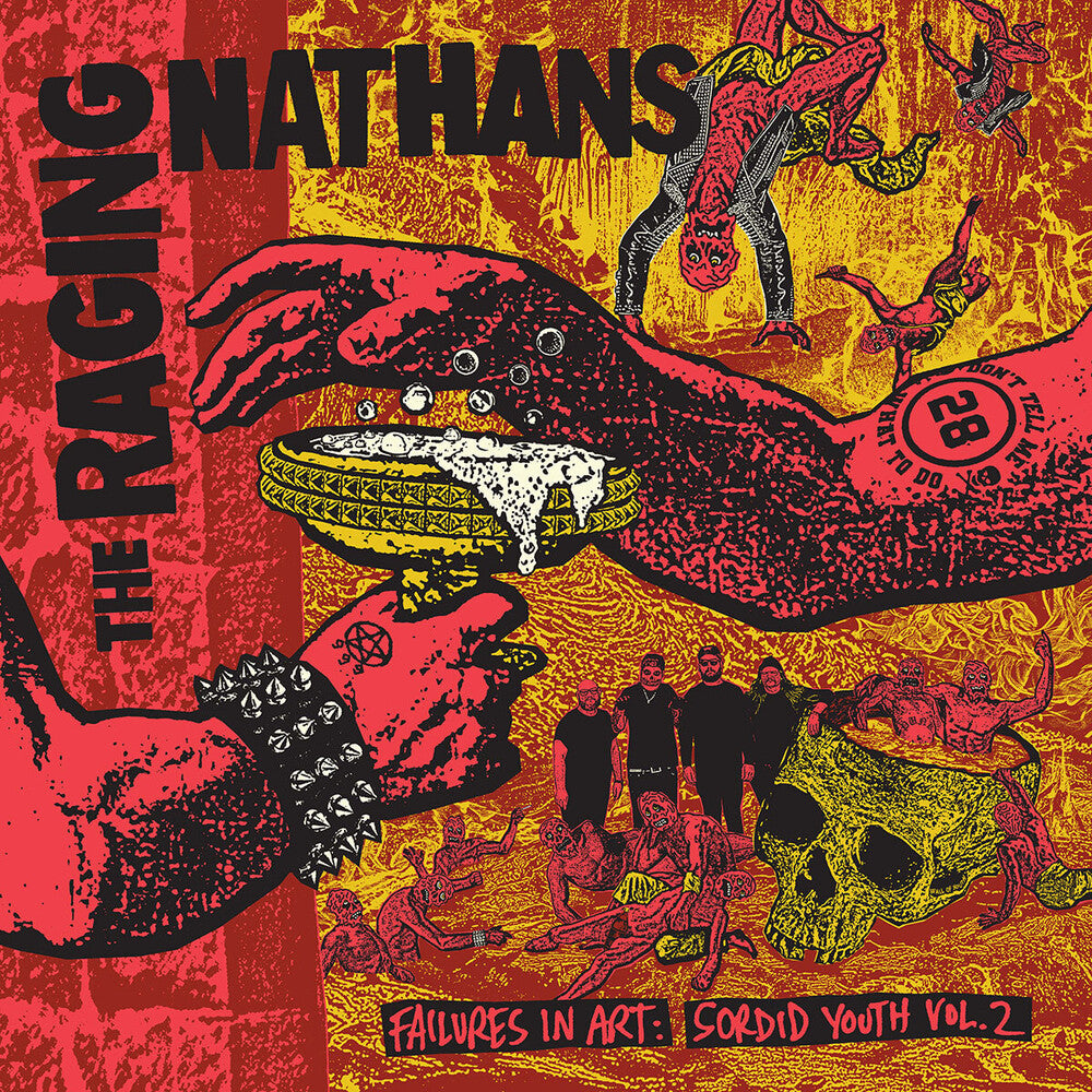 the album cover for Raging Nathans - Failures In Art: Sordid Youth Vol. 2