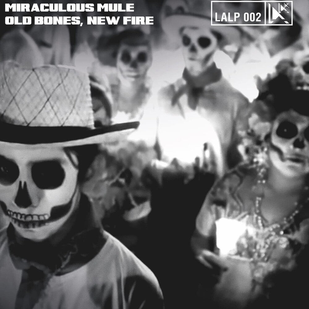 the album cover for Miraculous Mule - Old Bones New Fire