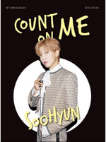 the album cover for Soohyun - Count On Me - incl. Photo Book, Postcard + Photo Card