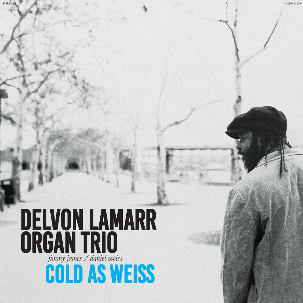 the album cover for Delvon LamarrOrgan Trio - Cold As Weiss - Red [Colored Vinyl] (Red)