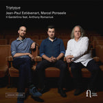 the album cover for J Bach .S. / Estievenart / Romaniuk - Triptyque