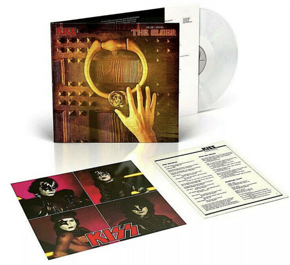 the album cover for KISS - Music From The Elder [Clear Vinyl] (Hfsm) (Can)