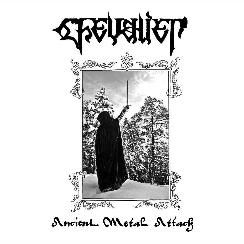 the album cover for Chevalier - Ancient Metal Attack