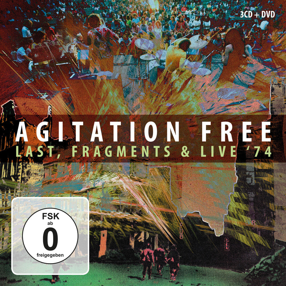 the album cover for Agitation Free - Last Fragments, Live '74 Plus Bonus Dvd (Live At Kesselhaus, Berlin 2013)