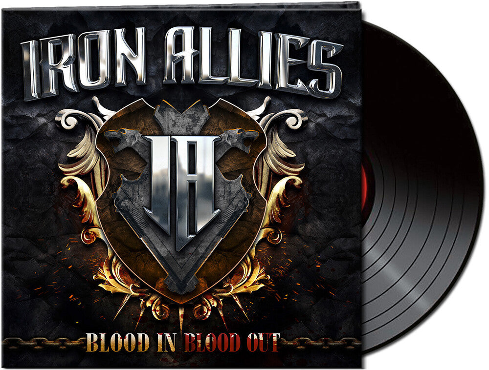 the album cover for Iron Allies - Blood In Blood Out (Gate)