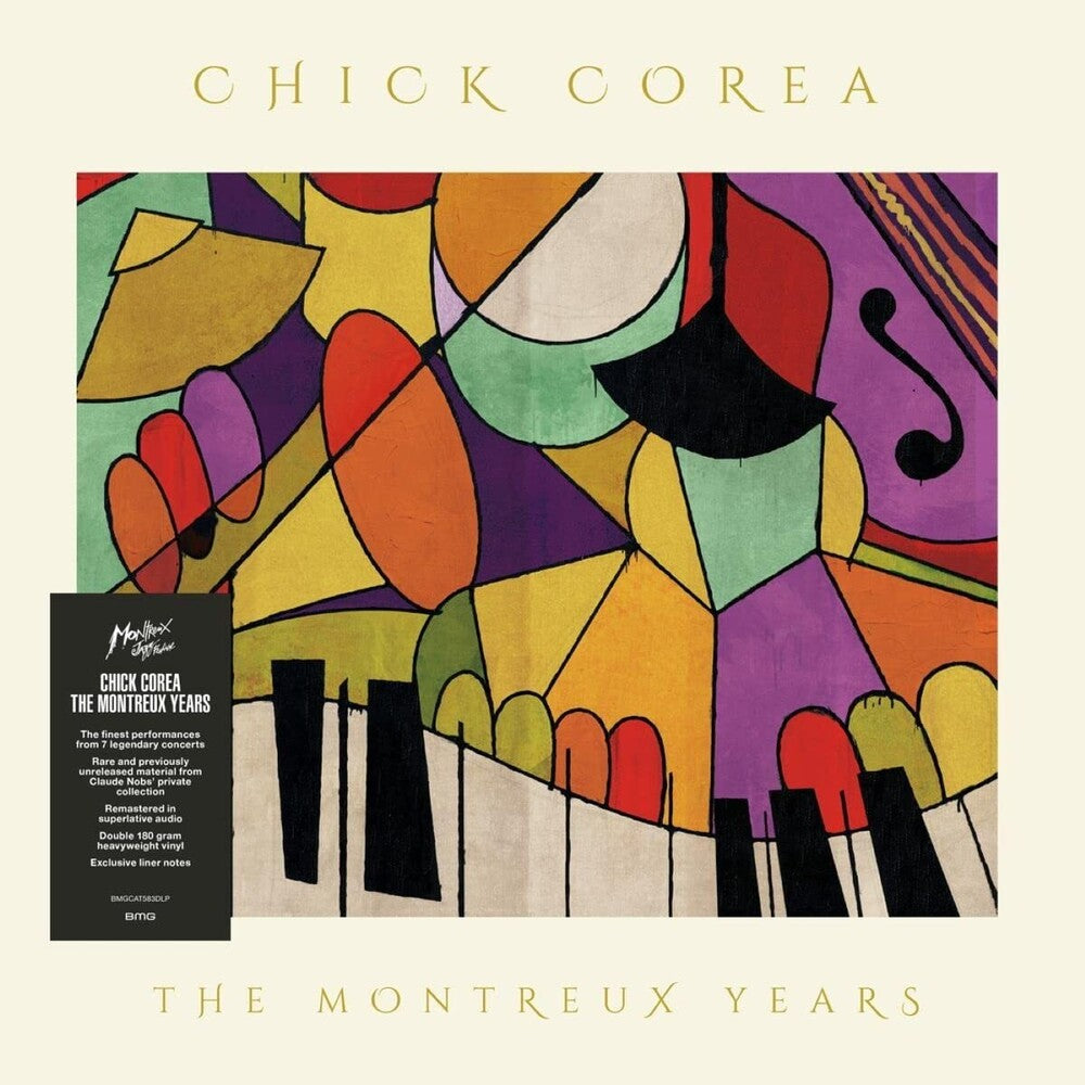 the album cover for Chick Corea - Chick Corea: The Montreux Years