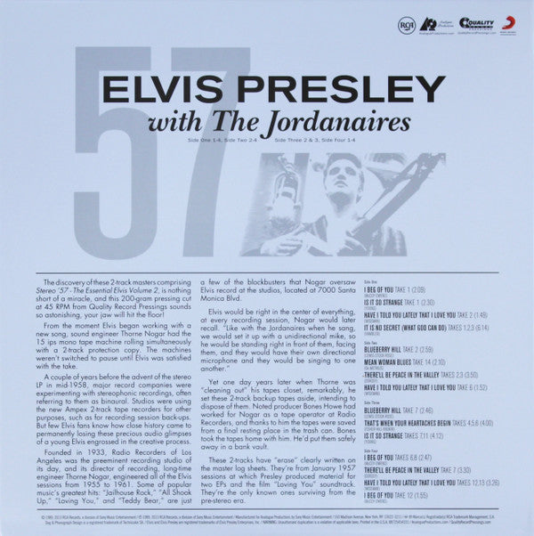 Elvis Presley : Stereo 57 (Essential Elvis Volume 2) (2xLP, Comp, RE, 200)