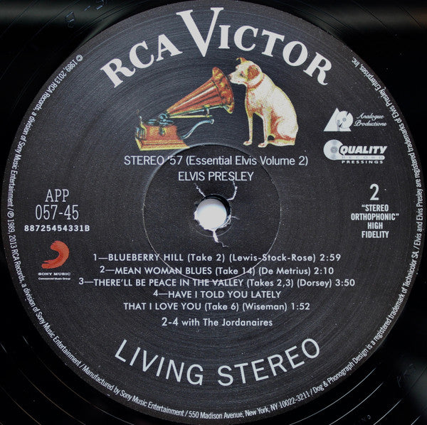 Elvis Presley : Stereo 57 (Essential Elvis Volume 2) (2xLP, Comp, RE, 200)