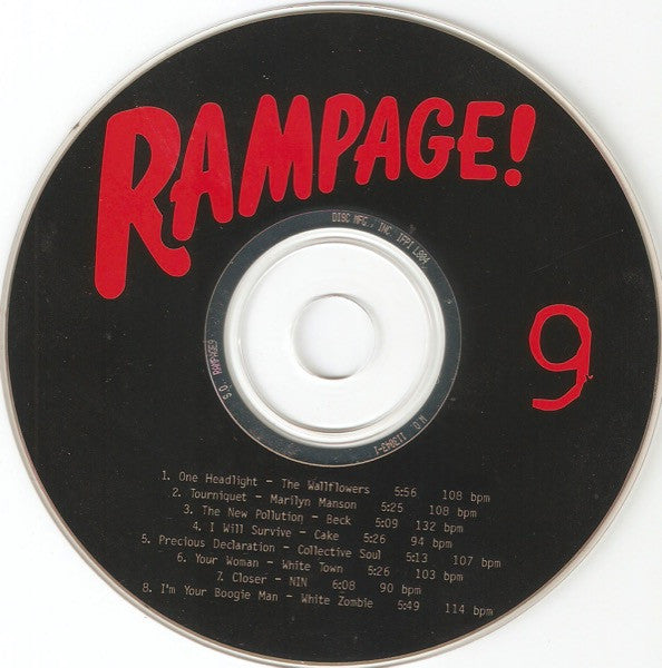 Various : Rampage! 9 (CD, Comp, Promo)