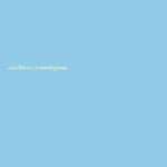 the album cover for Jon Brion - Meaningless [Indie Exclusive Limited Edition Baby Blue LP]