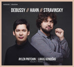 the album cover for Lukas Geniusas/ Pritchin,Aylen - Debussy - Hahn - Stravinsky