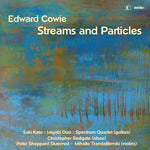 the album cover for Cowie / Skaerved - Streams & Particles