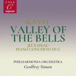 the album cover for Ravel / Mok / Philharmonia Orchestra - Valley of the Bells