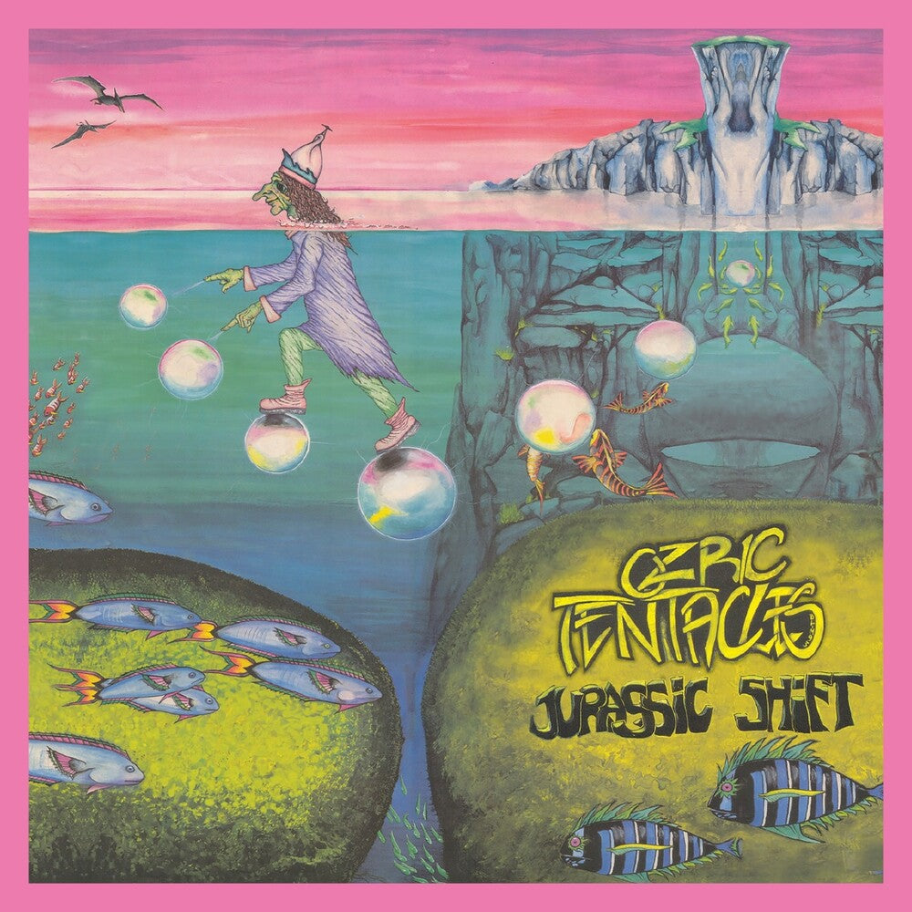 the album cover for Ozric Tentacles - Jurassic Shift