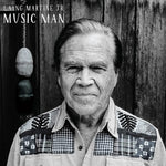 the album cover for Layng MartineJr. - Music Man [Limited Edition Silver LP]
