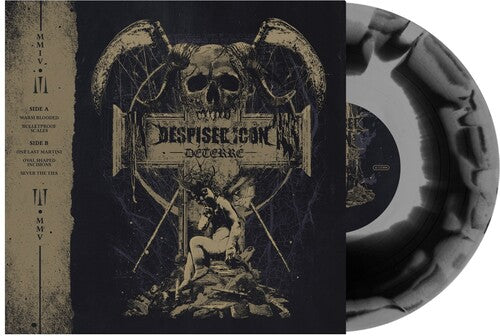 Icono despreciado - De'terre' - Gris con espiral negra (vinilo)