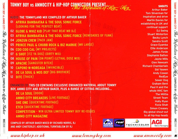Various : Tommy Boy Vs Ammo City (CD, Comp, Enh, Promo)