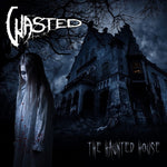 the album cover for WASTED - Haunted House - Red/White Splatter [Colored Vinyl] (Red)