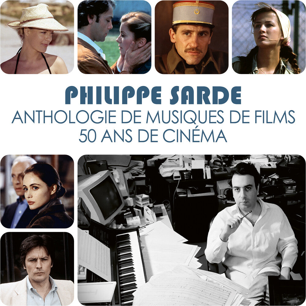 the album cover for Philippe Sarde - Anthologie De Musiques De Films. 50 Ans De Cinema