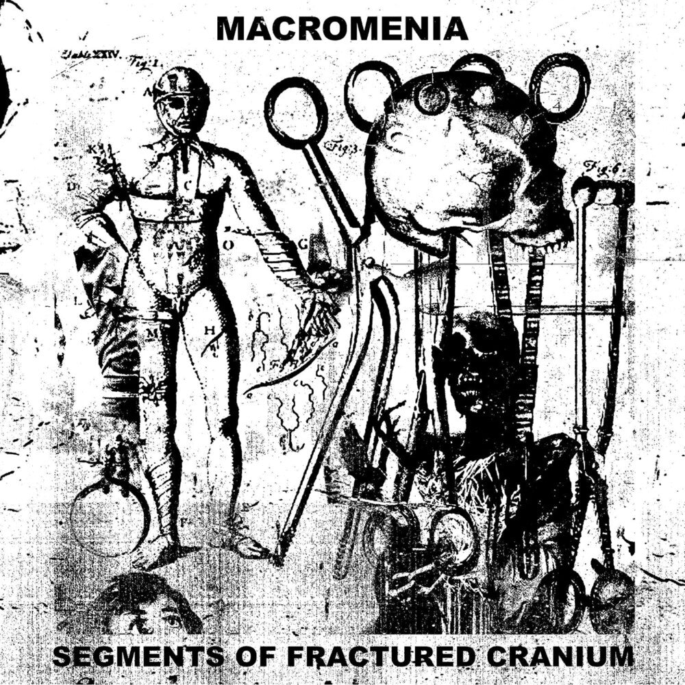 the album cover for Macromenia - Segments Of Fractured Cranium