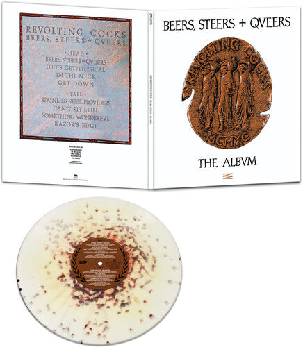 Revolting Cocks - Beers, Steers & Queers - Bronze/white Splatter (Vinyl)