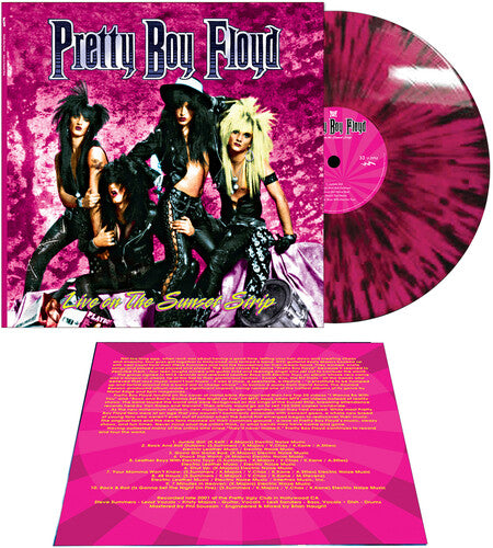 Pretty Boy Floyd - Live On The Sunset Strip - Pink/black Splatter (Vinyl)