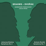the album cover for Brahms / Bamberger Symphoniker / Hrusa - Brahms: Sym No 2 Op 73 D Maj / Dvorak: Sym 7 Op 70