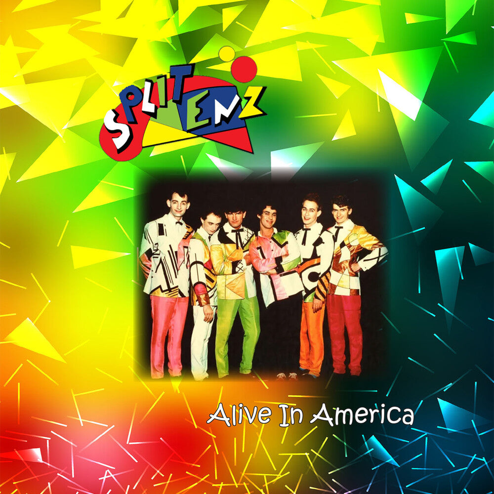 the album cover for Split Enz - Alive In America