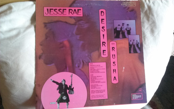 Jesse Rae : Rusha / Desire (12", Promo)