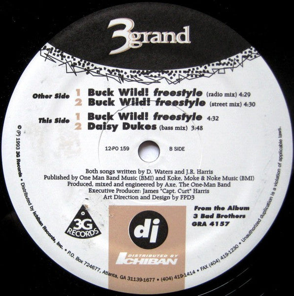 3 Grand : Buck Wild! (12")