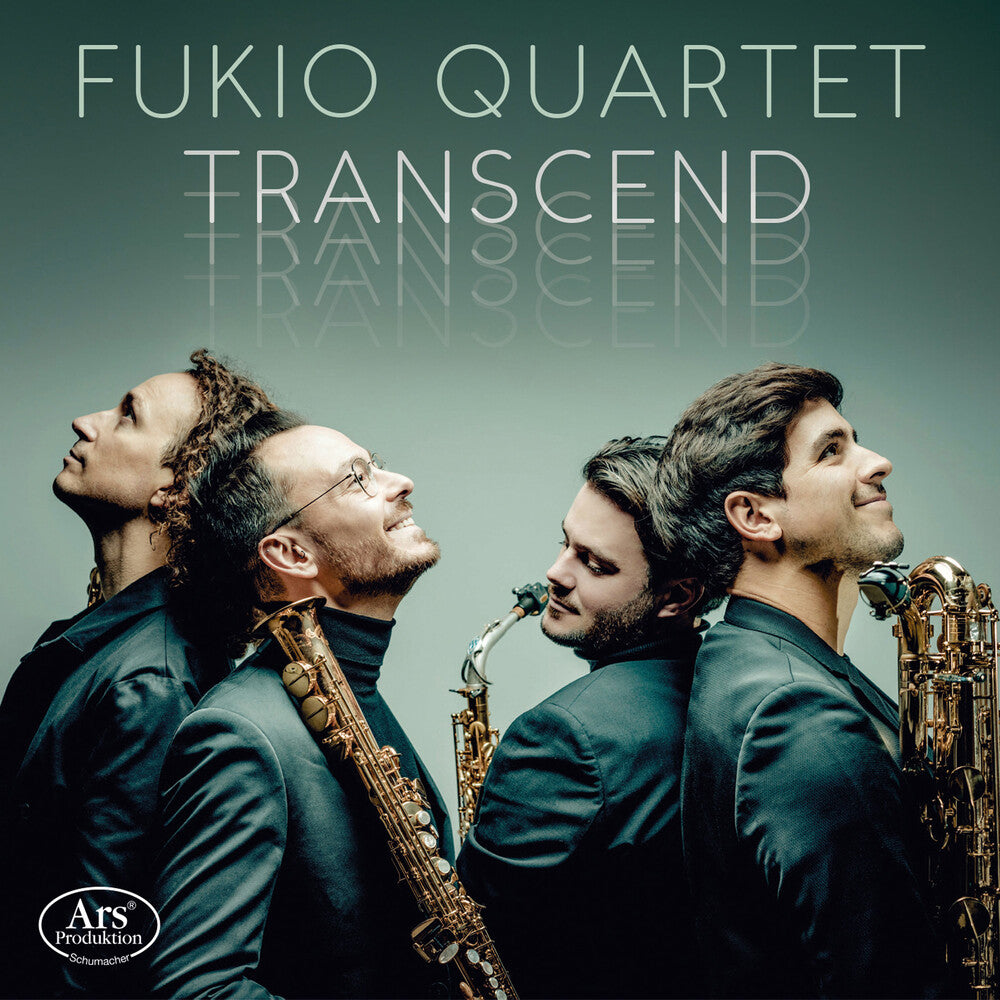 the album cover for Albright / Haas / Fukio Saxophone Quartett - Transcend (Hybr)