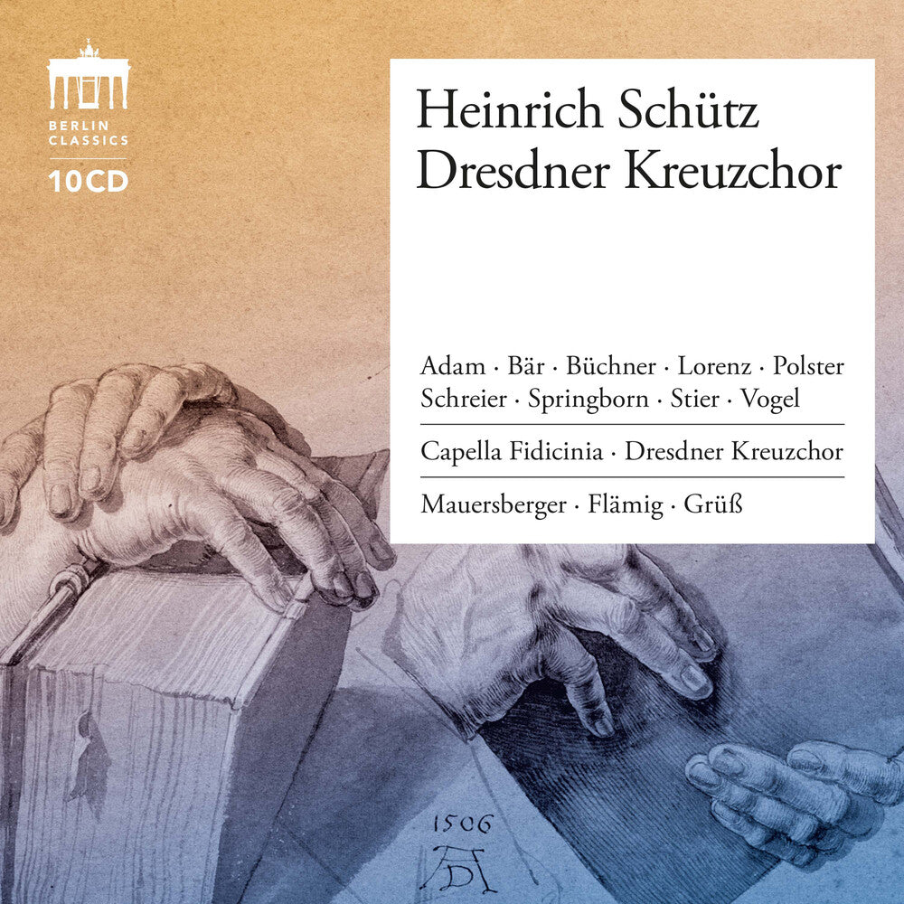 the album cover for Dresdner Kreuzchor - Heinrich Schutz Edition