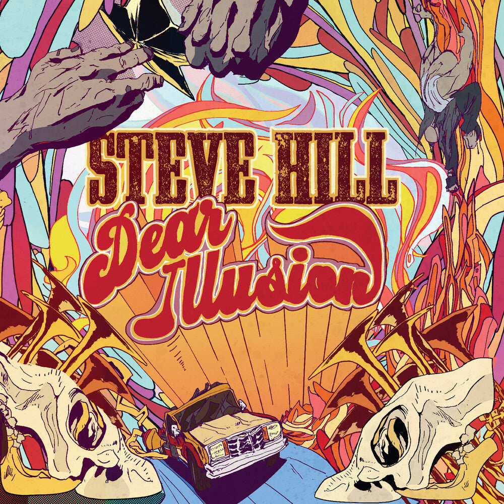 the album cover for Steve Hill - Dear Illusion