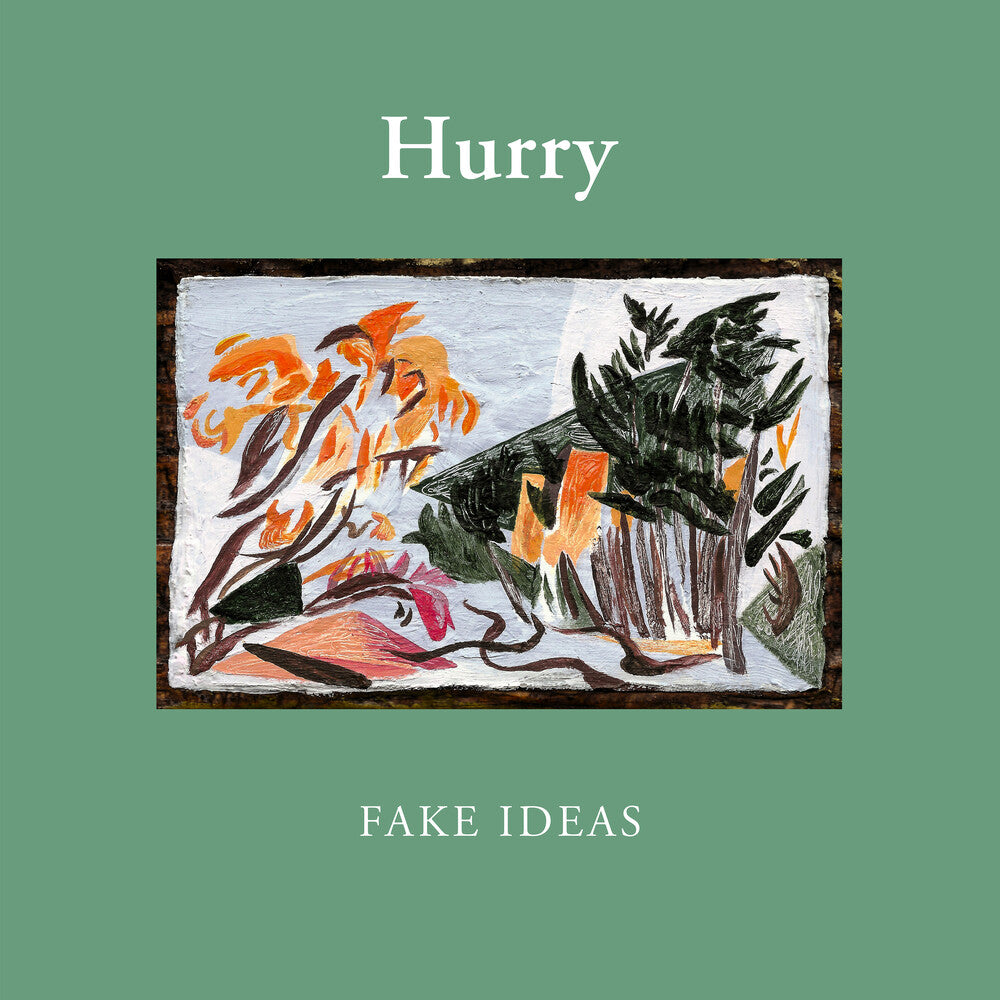 the album cover for Hurry - Fake Ideas - Olive Green [Colored Vinyl] (Grn)