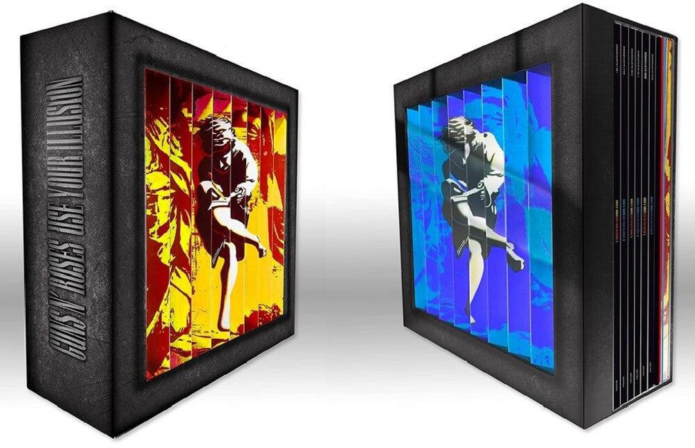 the album cover for Guns N' Roses - Use Your Illusion I & II: Remastered [Super Deluxe Edition 7CD/Blu-ray]