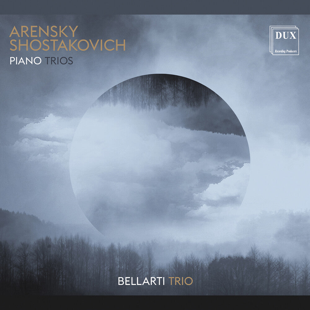 the album cover for Arensky / Shostakovich / Bellarti Trio - Piano Trios