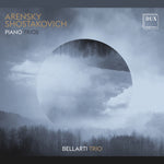 the album cover for Arensky / Shostakovich / Bellarti Trio - Piano Trios