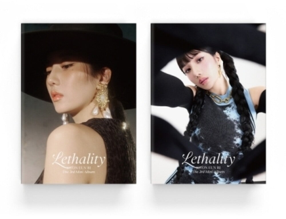 the album cover for Kwon Eunbi - Lethaltiy - incl. Book Cover, 52pg Photobook, 20pg Booklet, 2 Photocards, Message Card + Film Photo