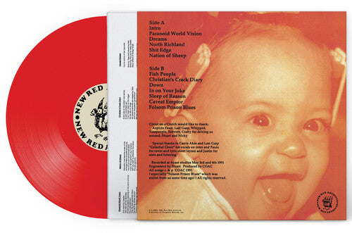 Christ on a Crutch - Crime Pays When Pigs Die - レッド (ビニールレコード)