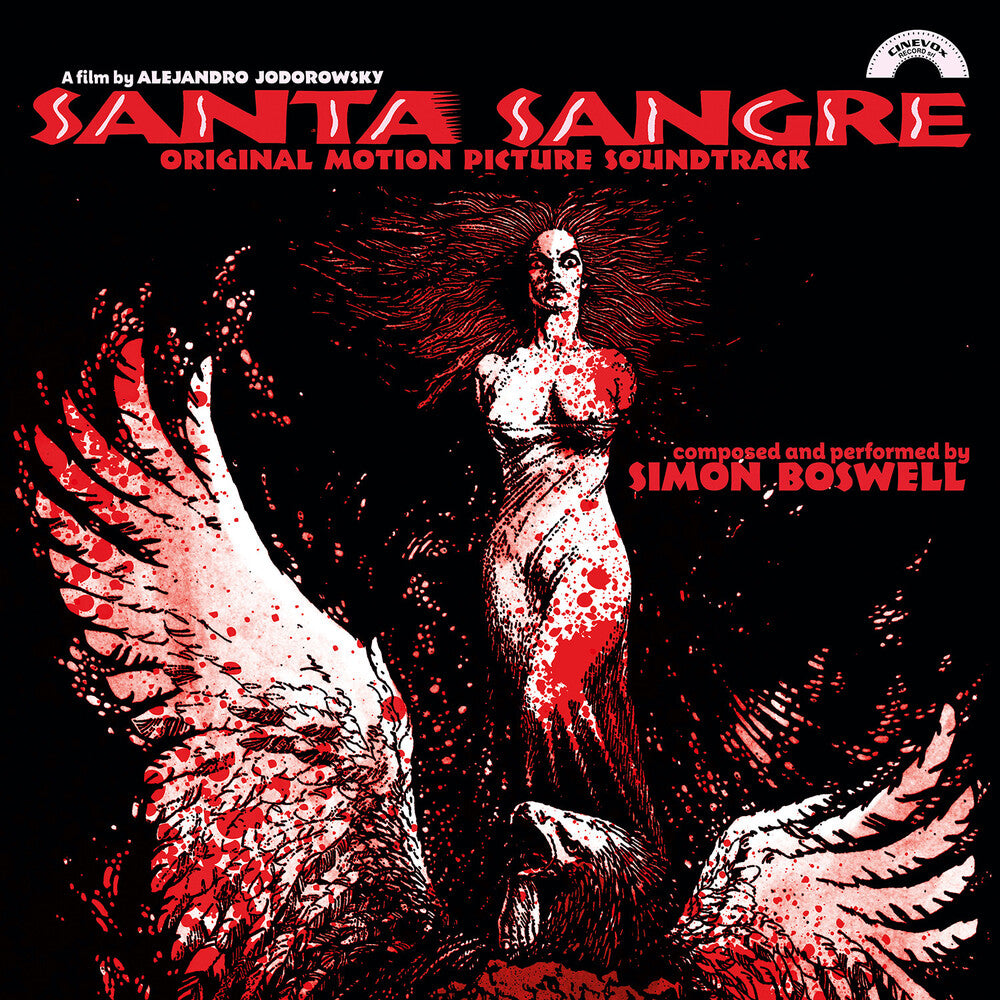 the album cover for Simon Boswell(Colv) (Red) - Santa Sangre - O.S.T. - Red [Colored Vinyl] (Red)