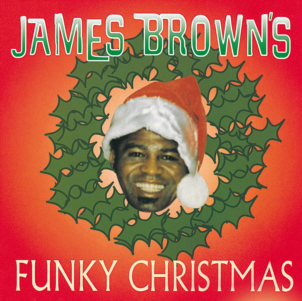 the album cover for James Brown - Funky Christmas