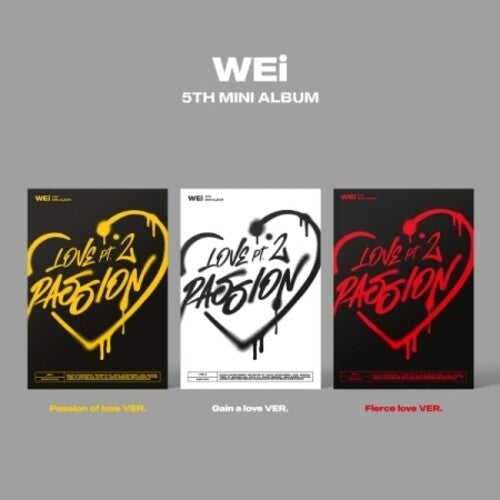 Wei - Love Pt.2 : Passion - incl. 84pg Photo Book, Lyric Book, Film Photo, ID Card + 2 Photo Cards (CD)