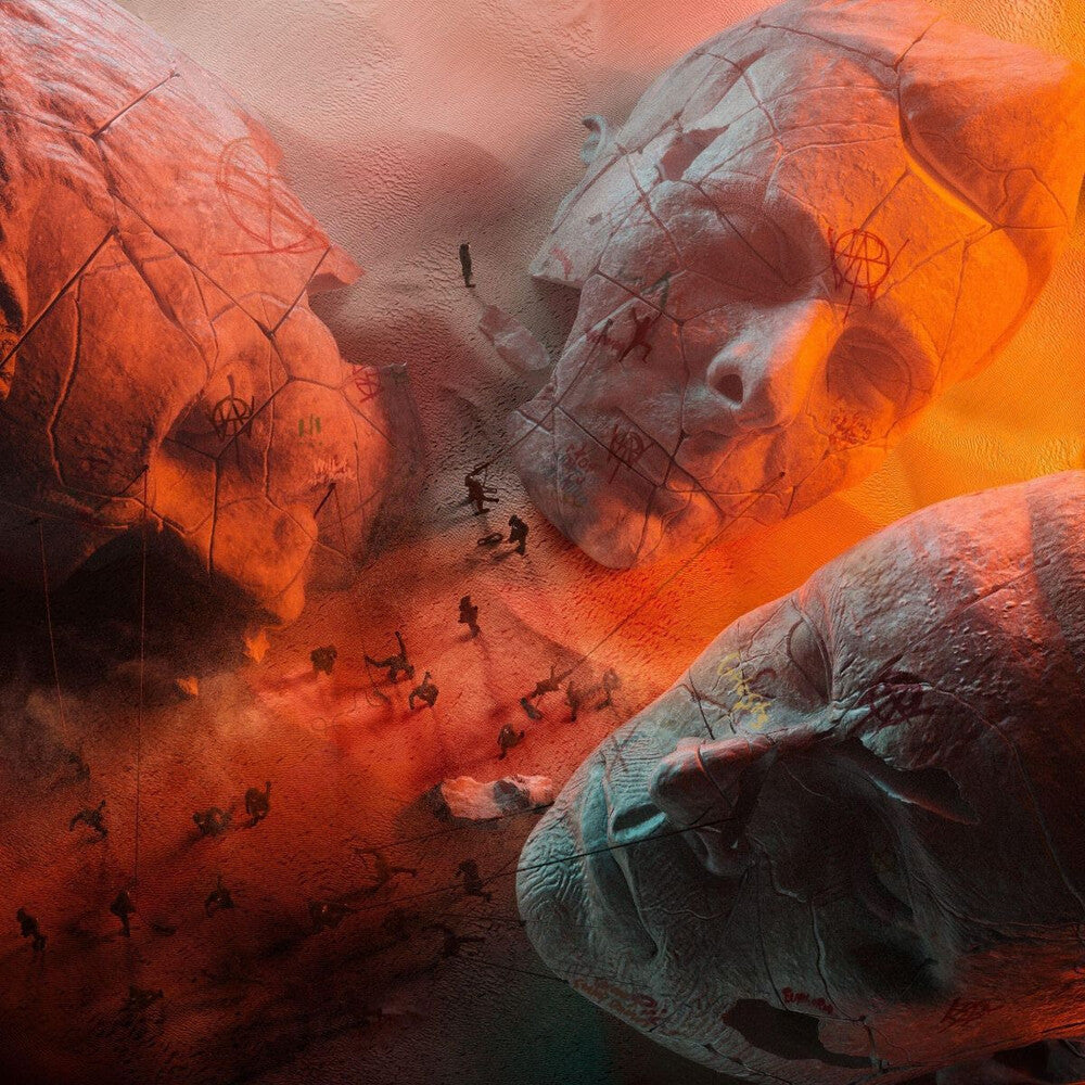 the album cover for Muse - Will Of The People - Limited Red Colored Vinyl