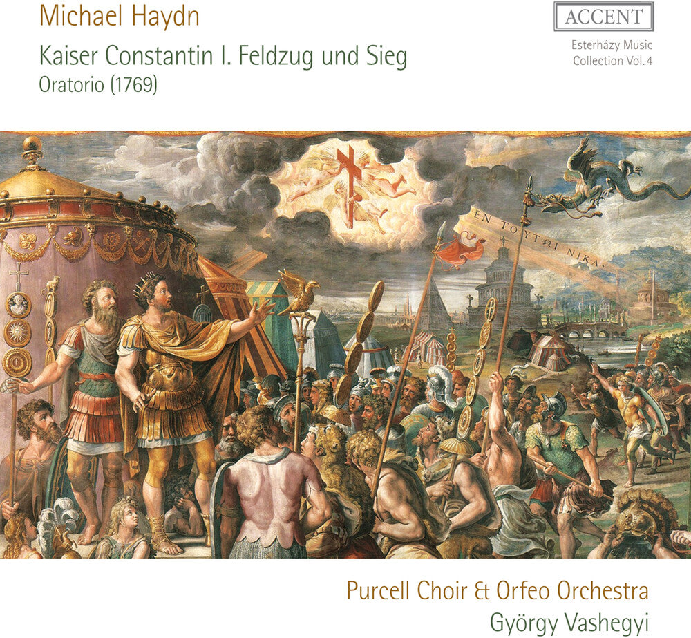 the album cover for Haydn / Purcell Choir / Orfeo Orchestra - Kaiser Constantin I. Feldzug Und Sieg