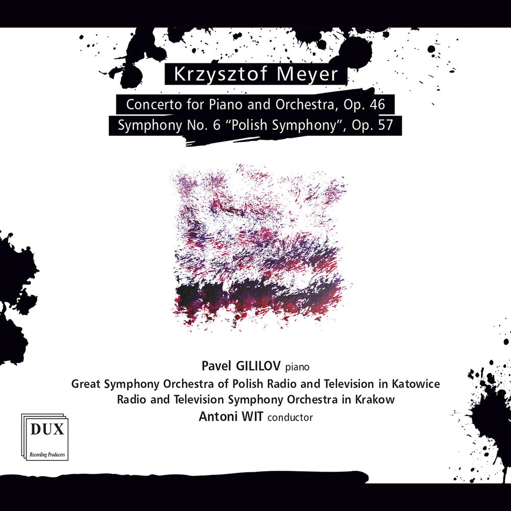 the album cover for Meyer / Gililov - Concerto For Piano & Orchestra Op. 46 Symphony