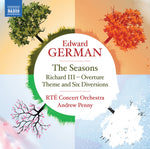 the album cover for German / Rte Concert Orchestra / Penny - Seasons / Richard III: Overture / Theme & Six