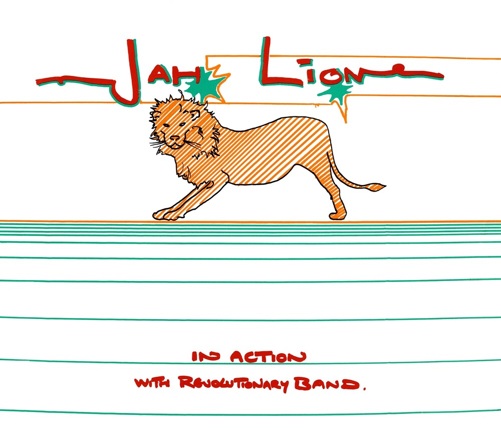 the album cover for Jah Lion - In Action With The Revolutionary Band